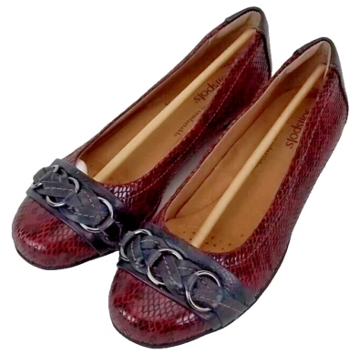Softspots Posie Merlot/Preto Feminino 9.5 EUA NOVO NA CAIXA - Imagem 1 de 4