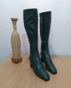 Vintage 40’s Calzaturificio di Varese Women’s Knee High Boots, EUR 38, UK5, US7 - Picture 1 of 12