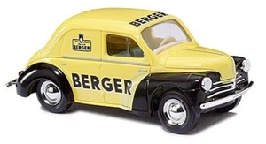 1:87 Renault 4CV "Berger" Spirituosen, gelb, Fertigmodell - Busch 46514 - Bild 1 von 1