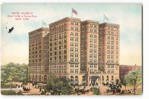 Hotel Majestic West 72nd St., at Central Park, New York VTG Postcard SK2. - Picture 1 of 2