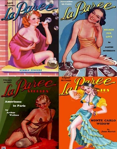 La Parre Stories - Naughty Risqué  Racy Sexy Magazine - 4 Rare Old Issues on DVD - Picture 1 of 24