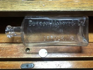 Antique Burrow, Martin&Co. Norfolk,Va Medicine Bottle - Picture 1 of 7