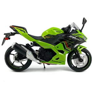 1:12 Kawasaki Ninja 400 2023 Motorcycle Model Diecast Motorbike Toy Gifts Green - Picture 1 of 9