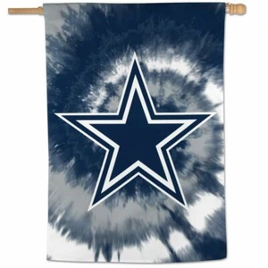 DALLAS COWBOYS TIE DYE LOGO 28"X40" BANNER FLAG NEW WINCRAFT 🤠 - Picture 1 of 1