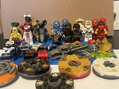 Big Lego Ninjago Minifigure Lot + Accessories - Image 1 of 4