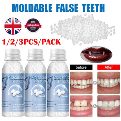 Temporary Tooth Repair Kit Fix Broken Teeth Fill Gaps Denture Damage Glue Filler