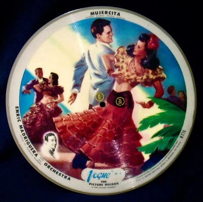 Vogue 10" Picture Disc #R 776~Vem Vem (The Cuban Kissing Game) & Mujercita~Sexy - Image 1 of 2
