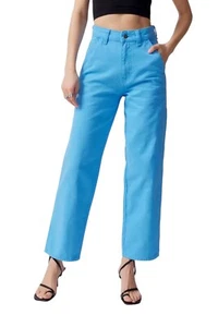 Dickies Canvas Carpenter Pants Blue Women's Size 4 New Fast $79 - Picture 1 of 10