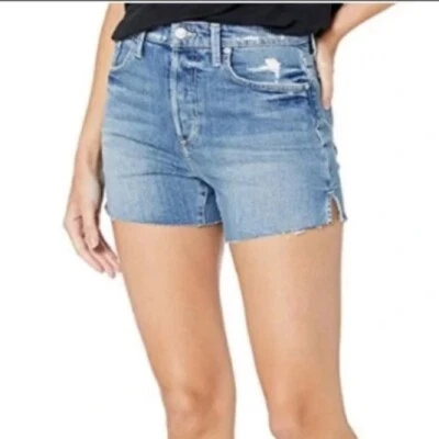 Joe's Jeans The Smith High Rise Denim Short Distressed Button Fly Size 31 - Image 1 of 4