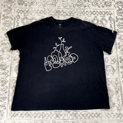 Levi’s Relaxed Fit Black Short Sleeve ''Bored '' Print T Shirt Size 2XL XXL - Image 1 of 4