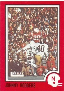 Johnny Rodgers 1989 Leesley Karte #91 Nebraska Cornhuskers Football NR MT - Bild 1 von 1