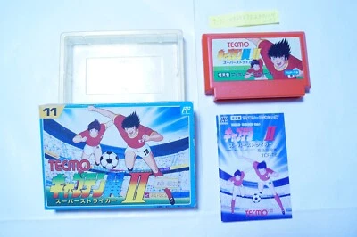 Captain Tsubasa 2 1990 Box Manual Nintendo Famicom NSE Japan Vintage Game - Image 1 of 4