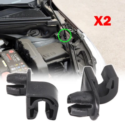 2x Hood bonnet Rod Support stay clip For Citroen C3 C4 Peugeot 2008 208 301 308 - Image 1 of 4