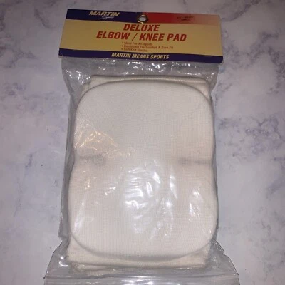 Martin Sports 轮廓肘/膝盖垫 尺寸 AK1 小号 - 白色 — 第 1/4 张图片