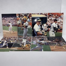 1989 JOSE CANSECO OAKLAND ATHLETICS BARRY COLLA 1989 8 POSTCARD SET 3 1/2 X 5