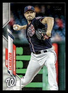 2020  Topps #180a Max Scherzer Washington Nationals Baseball card