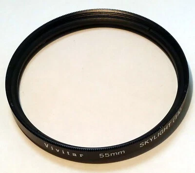 Vivitar Skylight 1A Multi-Coated 55mm Filter made in Japan - Image 1 of 4