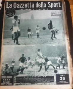 LA GAZZETTA DELLO SPORT 1948 MILAN TORINO GALLARATE CRENNA - Imagen 1 de 1