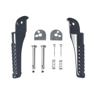 Footpegs Footrest Bracket Set for Coleman BT200X CT200U CT100u 212cc Mini Bike - Foto 1 di 4