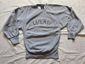 VINTAGE CAPE MAY MV SPORT PRO-WEAVE GRAY SWEATSHIRT SIZE SMALL - Picture 1 of 6
