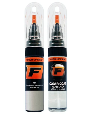 FIRANTO Peinture de Retouche pour HONDA MOTO NH-193P PEARL CRYSTAL WHITE Stylo Laque