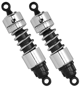 Amortiguadores traseros Progressive 412 serie de alta resistencia cromado 12" (412-4234C) - Imagen 1 de 2