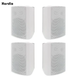 4x 5,25" 600W Outdoor Bluetooth Lautsprecher für Terrasse Wasserdicht Wandhalterung Lautsprecher - Bild 1 von 10