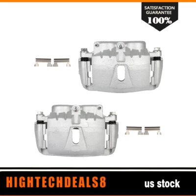 Fits 2006-20 CHEVROLET EXPRESS 3500 GVW Brake Calipers Front Pair w/ Bracket - Image 1 of 4