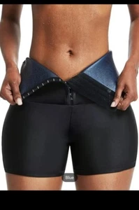 Women High Waist Sauna Sweat Pants Workout Waist Trainer Weight Loss Body Shape. - Picture 1 of 3