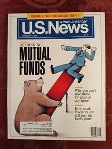 U S NEWS World Report Magazine February 1 1988 Rethinking Mutual Funds - Picture 1 of 1