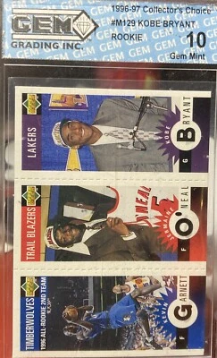 1996-97 Upper Deck Collector's Choice - Upper deck  Kobe Bryant, 🔥 - Image 1 of 3