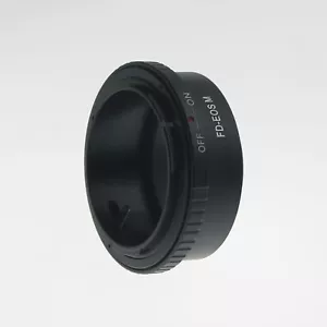 Adaptador FD-EOSM para lente Canon FD para montaje EF-M EOS M5 M10 cámara sin espejo - Imagen 1 de 3