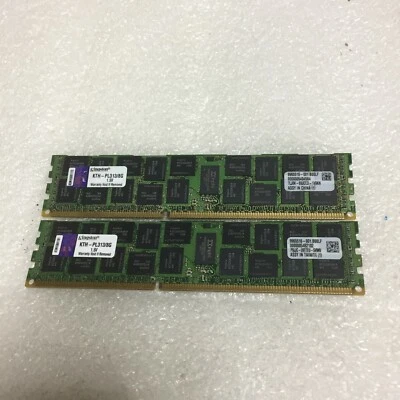 16GB (2X 8GB) Kingston KTH-PL313/8G 1.5V Server Memory RAM 9965515-001 FREE S/H - Image 1 of 4