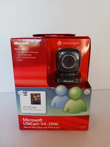 PC USB - Microsoft LifeCam VX-2000 - NEW STILL SEALED - Photo 1/5