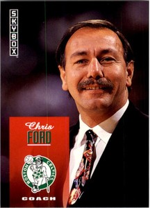1992-93 SkyBox Boston Celtics Basketball Card #256 Chris Ford CO