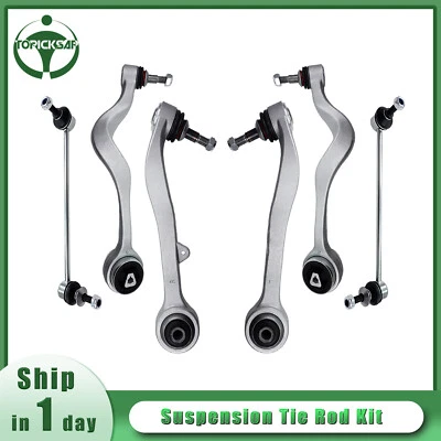 Kit de 6 piezas para BMW E60 525i 530i 2004 brazo de control de suspensión delantera barra estabilizadora Foto 1 de 4
