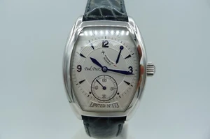 PAUL PICOT GENEVE FIRSHIRE TONNEAU 1937 MULLER STEEL SWISS WARRANTY - Picture 1 of 8