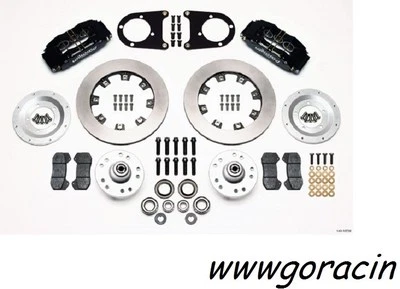 Kit de freno grande delantero Wilwood de 6 pistones, se adapta a camioneta Ford 1937-1947, rotores de 12,19" Foto 1 de 3