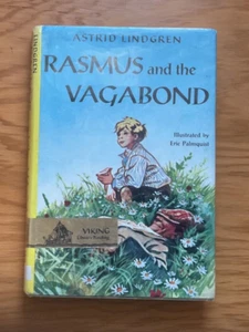 Rasmus and the Vagabond by Astrid Lindgren 1965 Hc Dj ex lib - Picture 1 of 6