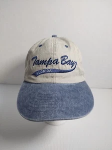 Gorra de béisbol con gancho de gancho distintivo para adultos Tampa Bay Florida usado - Imagen 1 de 9
