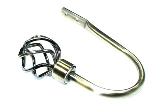 Large Antique Brass Twisted Cage Ball Curtain Tiebacks / Holdbacks x 2 Brand New - Picture 1 of 2
