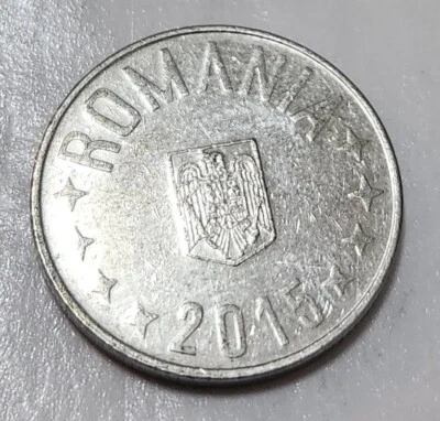ROMANIA 🇷🇴 TEN (10) BANI COIN 2015 - Image 1 of 2