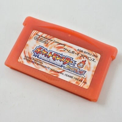 Gameboy Advance POKEMON FIRE RED Pocket Monsters Cartridge only Nintendo 23 gbac - Image 1 of 4