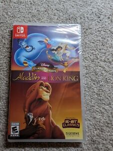 Disney Classic Games: Aladdin and the Lion King Nintendo Switch NEW
