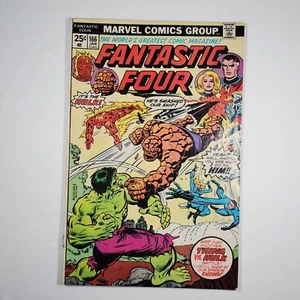Marvel Comics Fantastic Four #166 VG/FN Key Issue Hulk vs the Thing - Picture 1 of 8