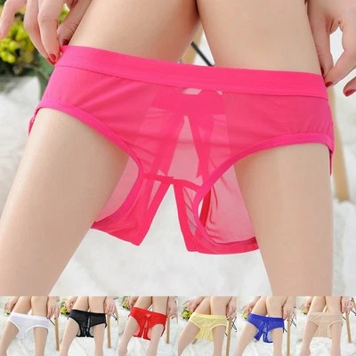 Slip Damen Unterwäsche Medium Strecth offener Schritt nahtlos sexy Slip - Bild 1 von 4