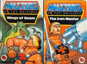 Masters Of The Universe He-Man Ladybird Vintage 1980's Story Book X2 - Set 1 - Picture 1 of 9