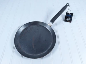 De Buyer Blau Kohlenstoffstahl Krepp & Tortilla Pfanne - 9,5" Neu mit Etikett Kostenloser Versand - Bild 1 von 6