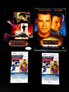 Christian Slater & Samantha Mathis Broken Arrow Slater Signed Twice JSA COA RARE - Picture 1 of 4