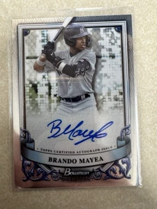 BRANDO MAYEA 2024 Bowman Sterling Prospect Auto #PA-BMY  NEW YORK YANKEES - Picture 1 of 2